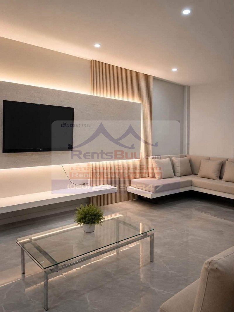 hosueforrent01 7185-Fully Furnished 3-Bedroom House for Rent Near International Schools & Mekong Riverside, Sisattanak, Vientiane
