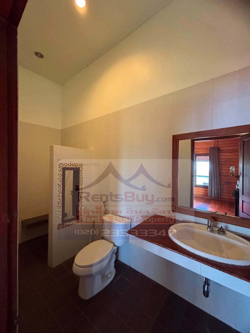 houseforrent02 7211-Spacious 4-Bedroom House with Swimming Pool Near Embassies & International Schools in Vientiane