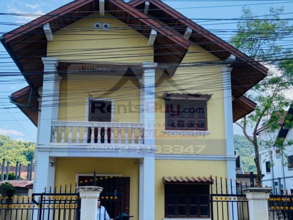 7210Spacious 5-Bedroom Two-Storey House for Rent in Vang Ma Village, Luang Prabang