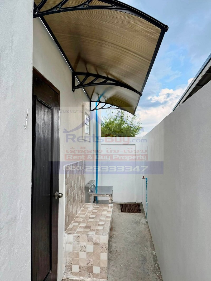7191-Spacious 2-Bedroom Two-Story Villa for Rent Near That Luang Lake, Vientiane