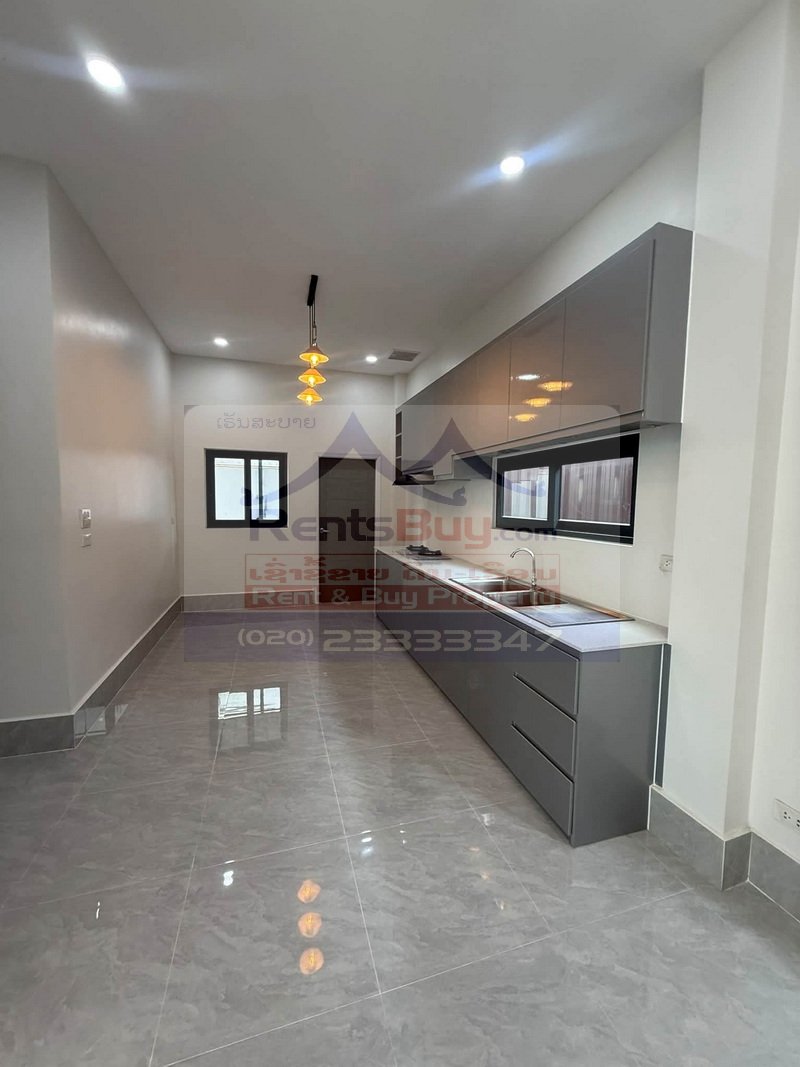 7215-Modern 3-Bedroom Fully Furnished House for Rent or Sale Near Wattay International Airport, Vientiane