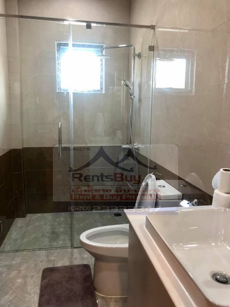 houseforrent03 7221-Spacious 4-Bedroom Fully Furnished Villa with Pool & Large Yard for Rent Near Patuxay, Vientiane