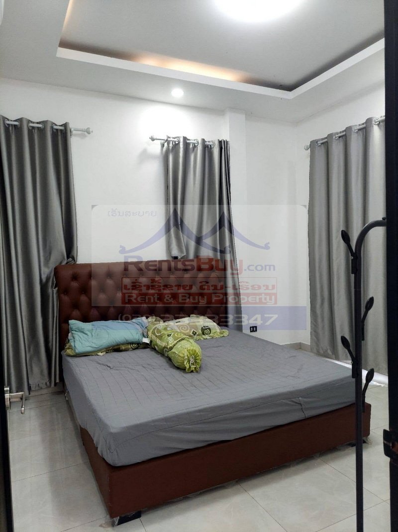 7236-Fully Furnished 3-Bedroom Modern House for Rent Near National University of Laos, Vientiane