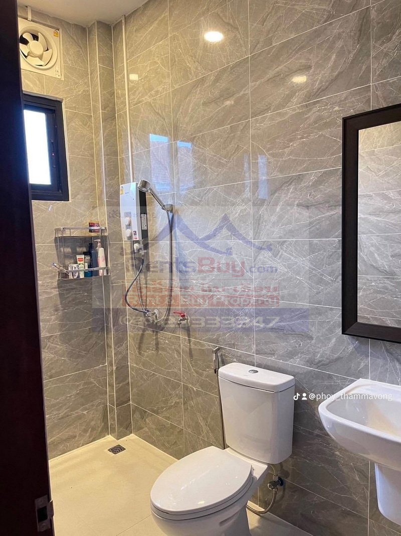 houseforrent05 7223-Newly Built 3-Bedroom House for Rent in Vientiane Near Lao Brewery & Friendship Bridge