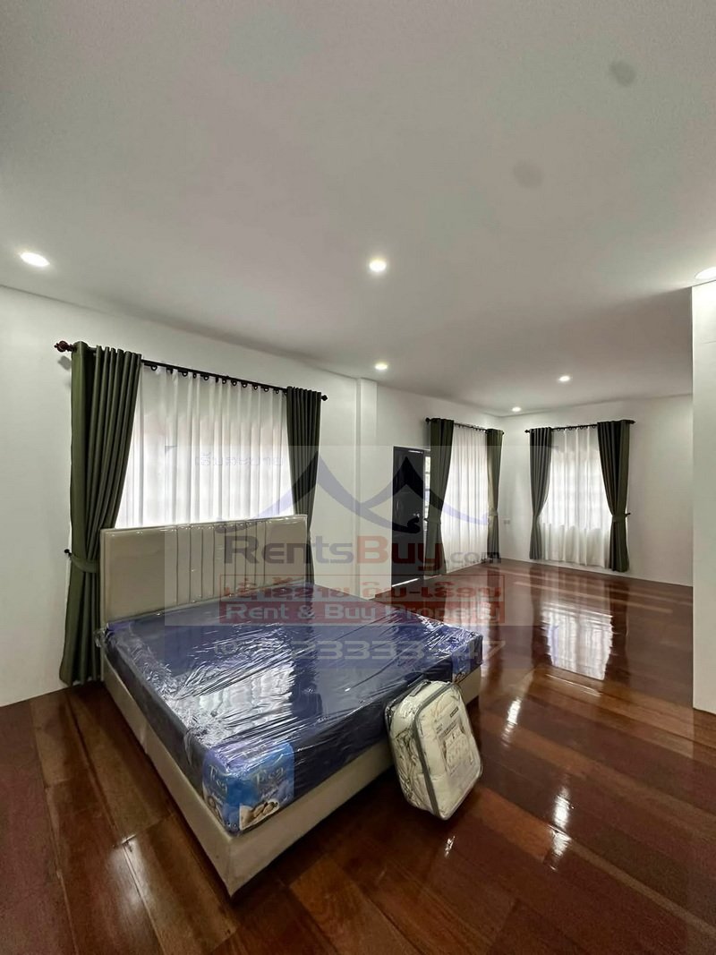 houseforrent06 7227-Fully Furnished 3-Bedroom Contemporary Lao-Style House for Rent in Bo Oh, Hardxayfong District, Vientiane
