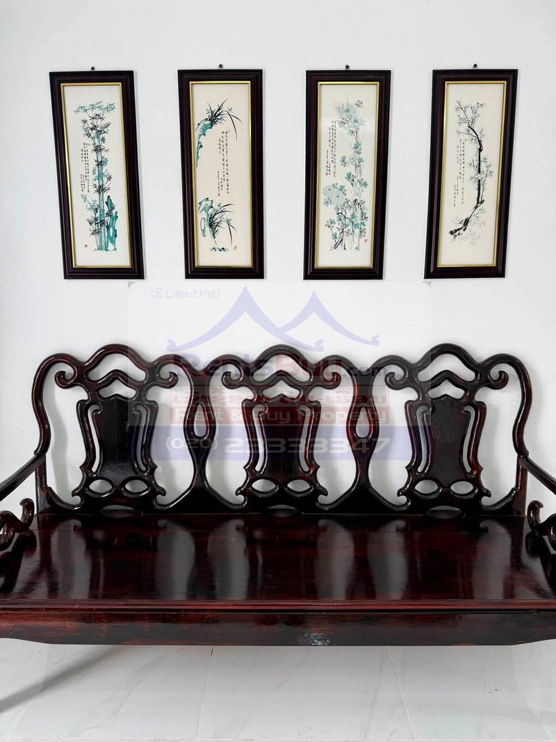 7191-Spacious 2-Bedroom Two-Story Villa for Rent Near That Luang Lake, Vientiane