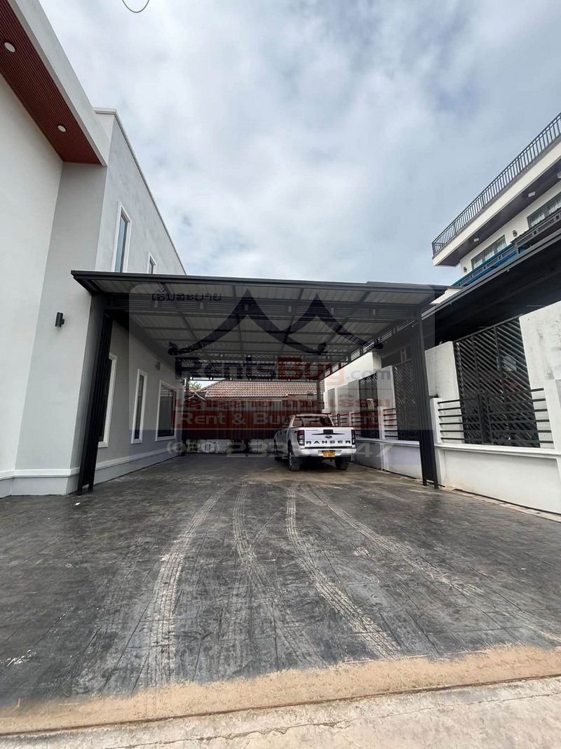 7215-Modern 3-Bedroom Fully Furnished House for Rent or Sale Near Wattay International Airport, Vientiane