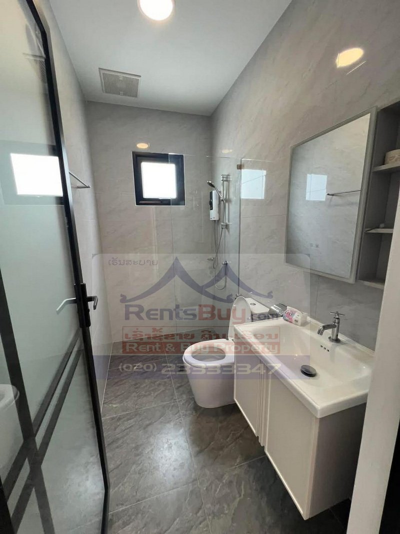 7240-Modern Fully Furnished 3-Bedroom House for Rent Near International Schools and Embassies in Vientiane