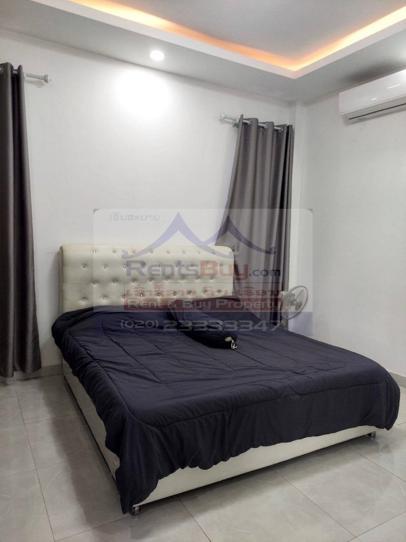 7236-Fully Furnished 3-Bedroom Modern House for Rent Near National University of Laos, Vientiane
