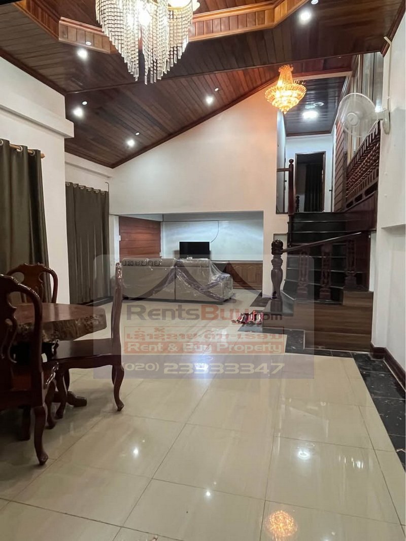 1883-Spacious 3-Bedroom House for Rent Near ITECC, Xaysettha, Vientiane