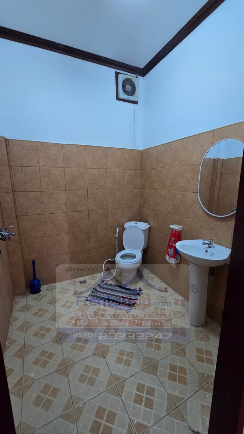 houseforrent09 7195-Contemporary Lao-Style 3-Bedroom House for Rent Near Chinese Embassy & International Schools in Vientiane