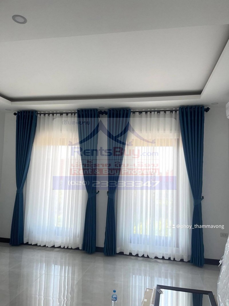 houseforrent10 7223-Newly Built 3-Bedroom House for Rent in Vientiane Near Lao Brewery & Friendship Bridge