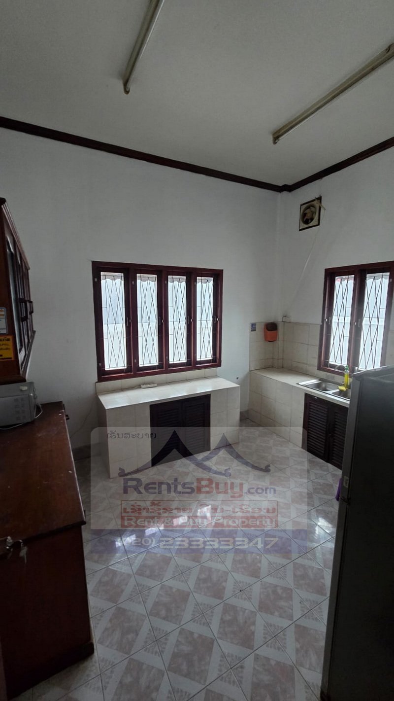 houseforrent11 7195-Contemporary Lao-Style 3-Bedroom House for Rent Near Chinese Embassy & International Schools in Vientiane