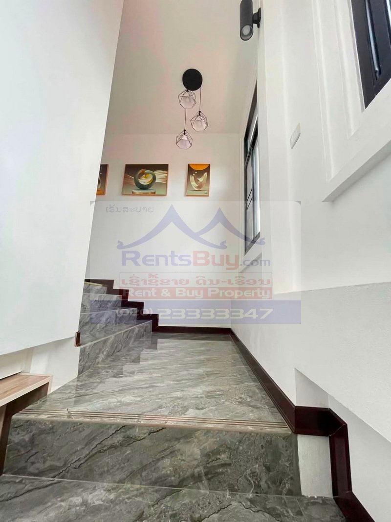 houseforrent17 7223-Newly Built 3-Bedroom House for Rent in Vientiane Near Lao Brewery & Friendship Bridge