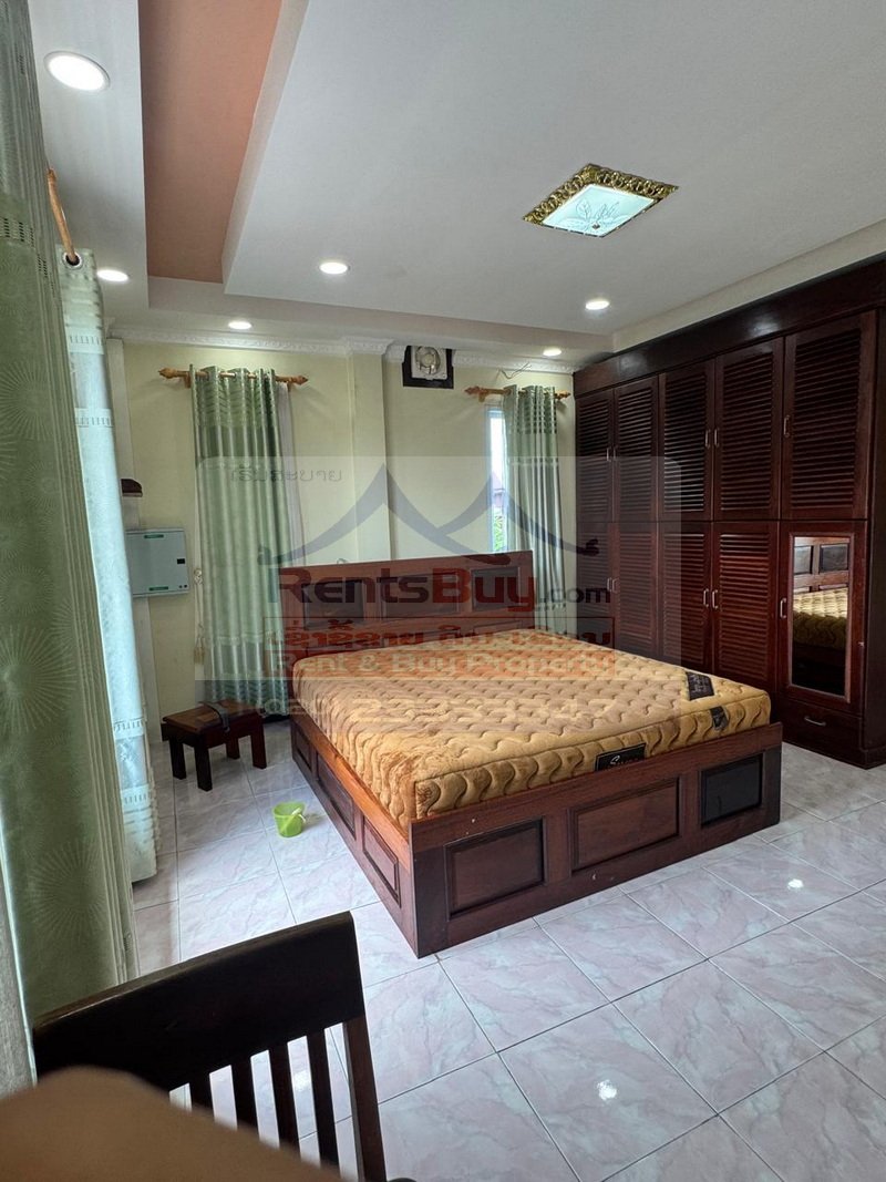7228-Modern 4-Bedroom House for Rent Near U.S. Embassy and Lanexang Golf Driving Range, Vientiane