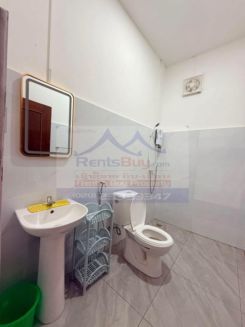 townhouse04 7190-Fully Furnished 1-Bedroom Apartment for Rent in Hadxayfong, Vientiane – Quiet, Safe & Convenient Living