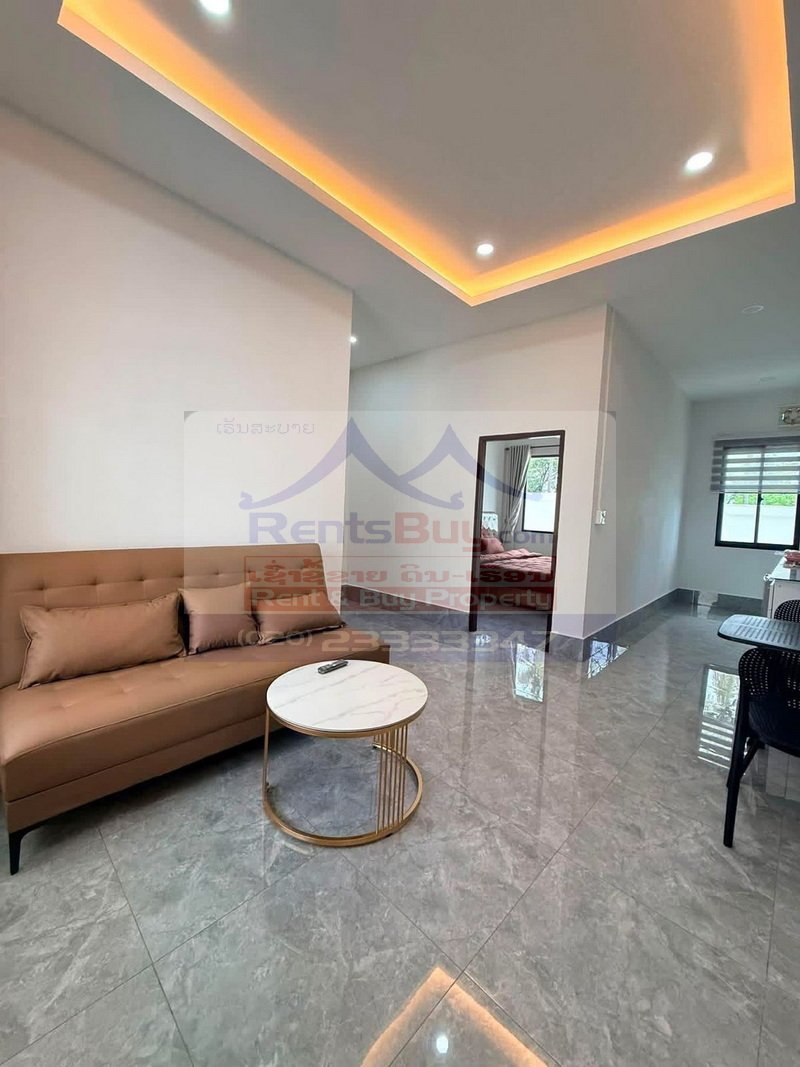 townhouse08 7190-Fully Furnished 1-Bedroom Apartment for Rent in Hadxayfong, Vientiane – Quiet, Safe & Convenient Living