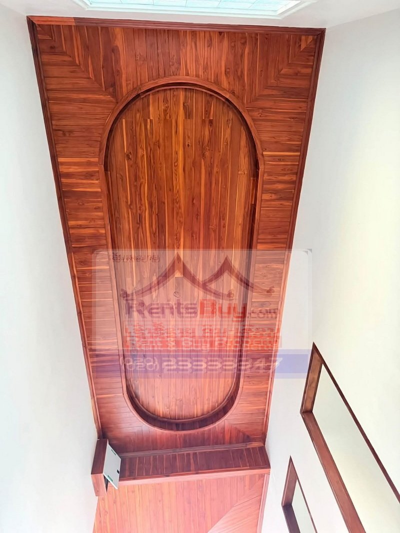 7286-20-Room Guesthouse for Rent in Visoun Village, Luang Prabang – Rooftop Terrace with Mount Phousi Views
