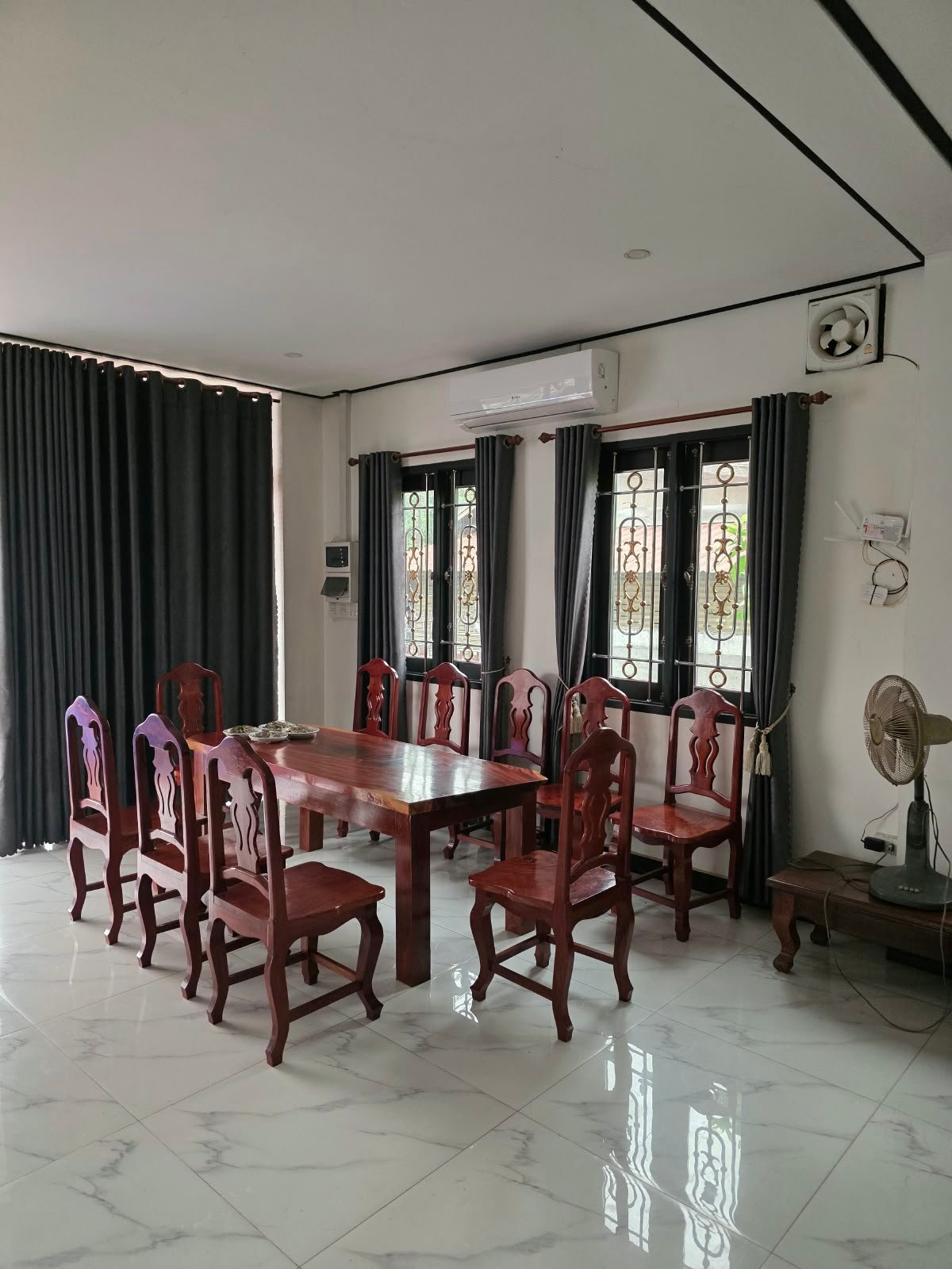 7244-Furnished 3-Bedroom House for Rent in Phan Luang Village, Luang Prabang – Near Local Market & Lanchang Park
