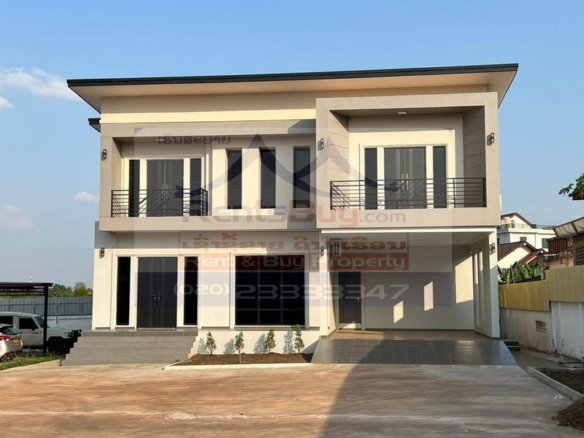 7245-Modern Fully Furnished 3-Bedroom House for Rent Near National University of Laos, Vientiane