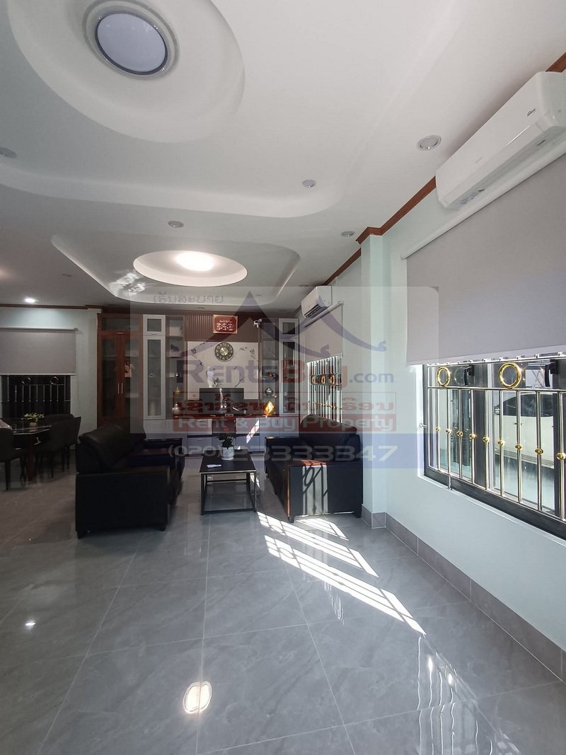 houseforrent02 7283-Newly Built 2-Storey Villa for Rent in Sisattanak, Vientiane – 4 Bedrooms, Fully Furnished