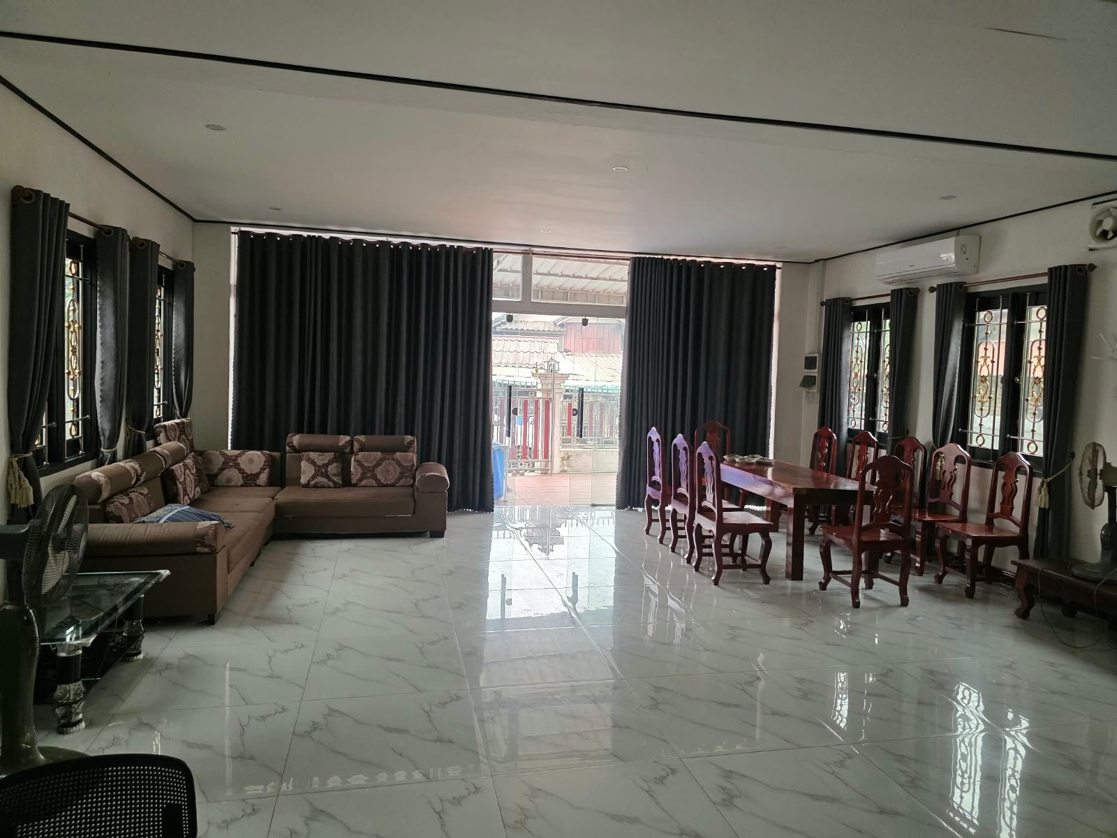 7244-Furnished 3-Bedroom House for Rent in Phan Luang Village, Luang Prabang – Near Local Market & Lanchang Park