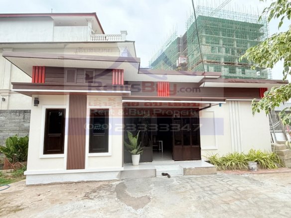 7259-Newly Built Modern 1-Bedroom Furnished House for Rent in Vientiane, Laos – Near the National University of Laos and Lao Market