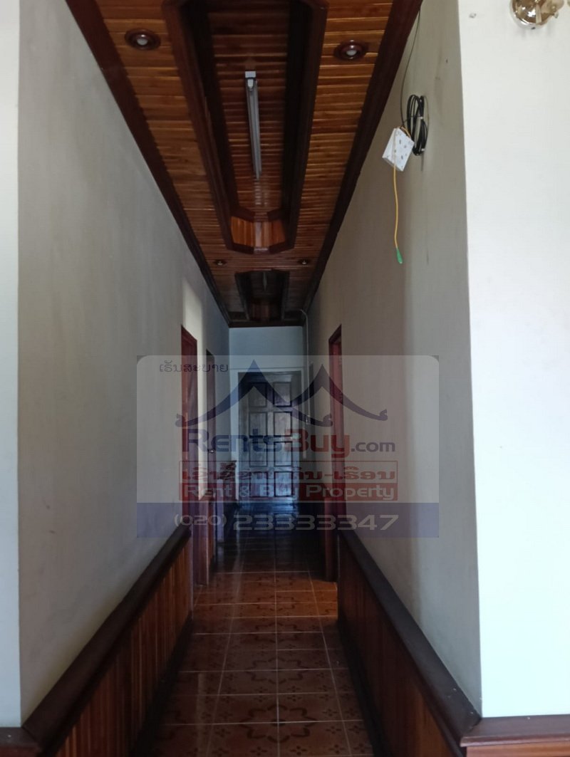houseforrent07 7254-Fully Furnished 3-Bedroom Single-Storey Villa for Rent in Phonpheng Village, Luang Prabang, Laos – Private Parking for 2 Cars