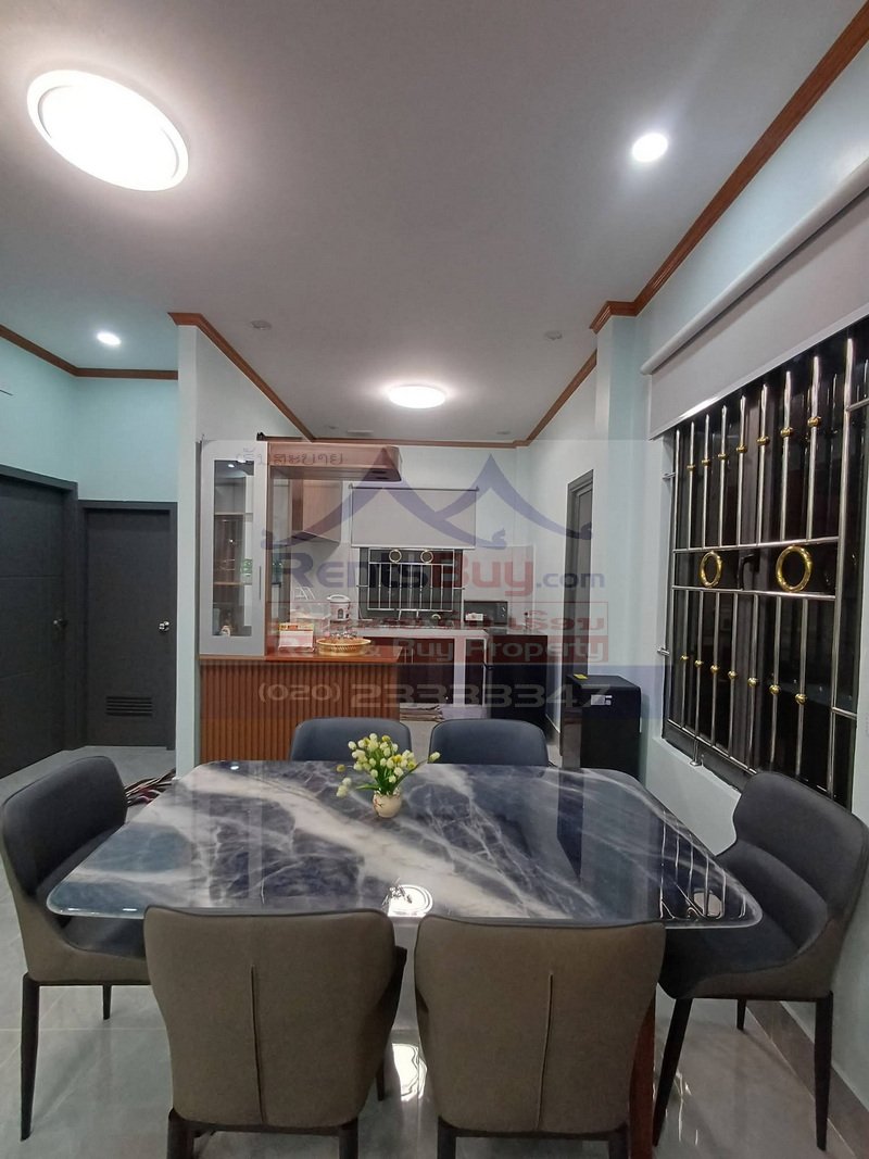 houseforrent09 7283-Newly Built 2-Storey Villa for Rent in Sisattanak, Vientiane – 4 Bedrooms, Fully Furnished