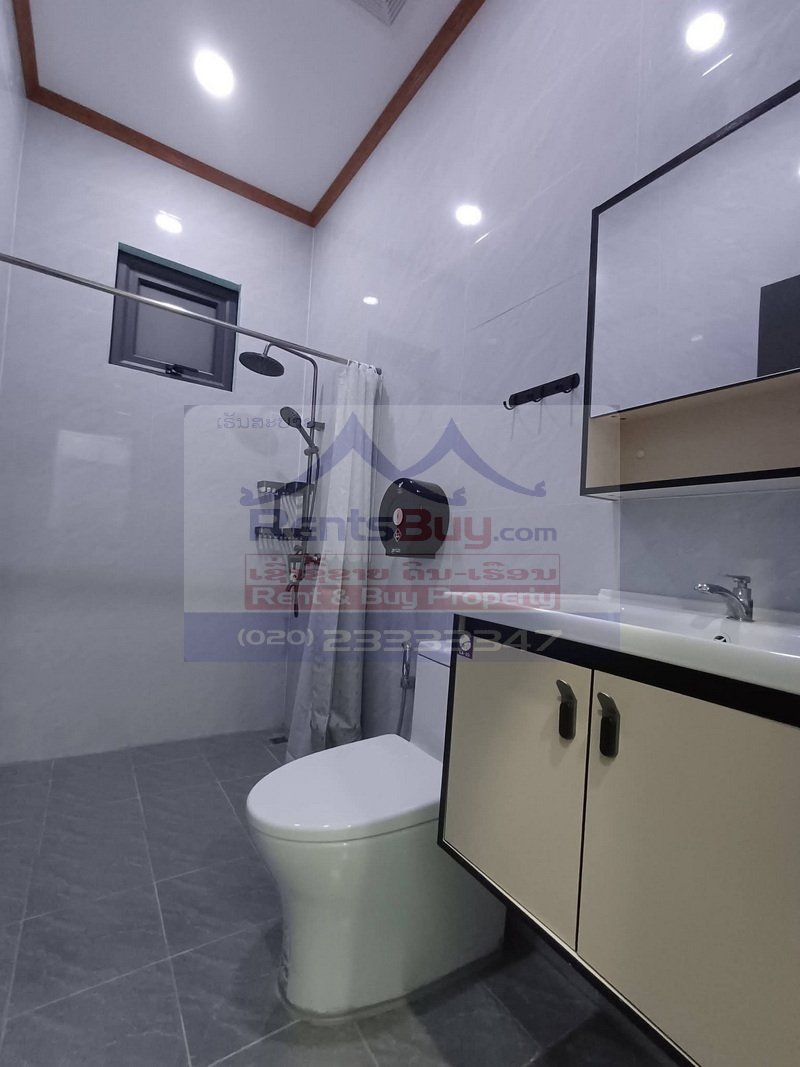 houseforrent11 7283-Newly Built 2-Storey Villa for Rent in Sisattanak, Vientiane – 4 Bedrooms, Fully Furnished