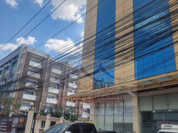 7271-Office Building for Lease Near the Royal Thai Embassy, Phonsinuan, Vientiane – From 500 sqm | USD 9/sqm/Month