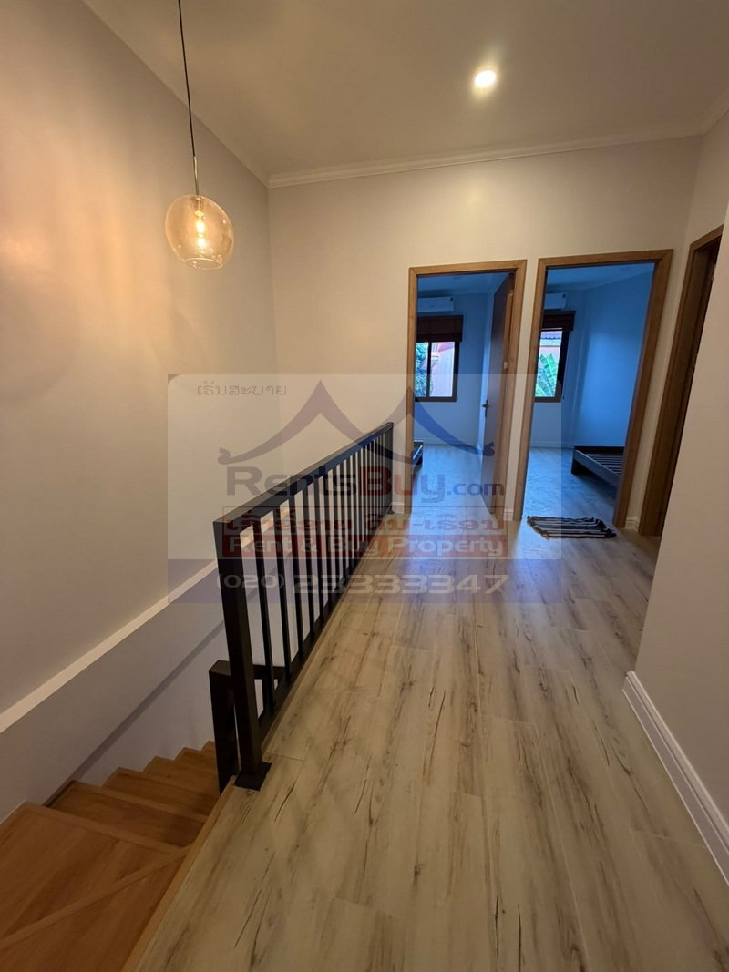 townhouseforrent11 7285-Charming and Cozy Fully Furnished 3-Bedroom House for Rent Near Kasemrad International Hospital, WFP, and the Chinese Embassy in Vientiane