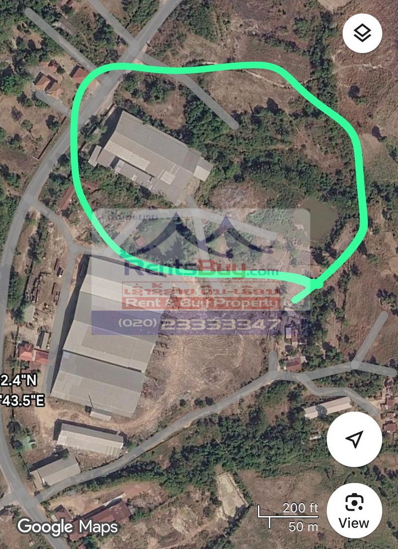 7278-Industrial Warehouse and Former Plywood Factory for Rent in Pakxan, Laos – 5,040 sqm Warehouse on 20,000 sqm Land