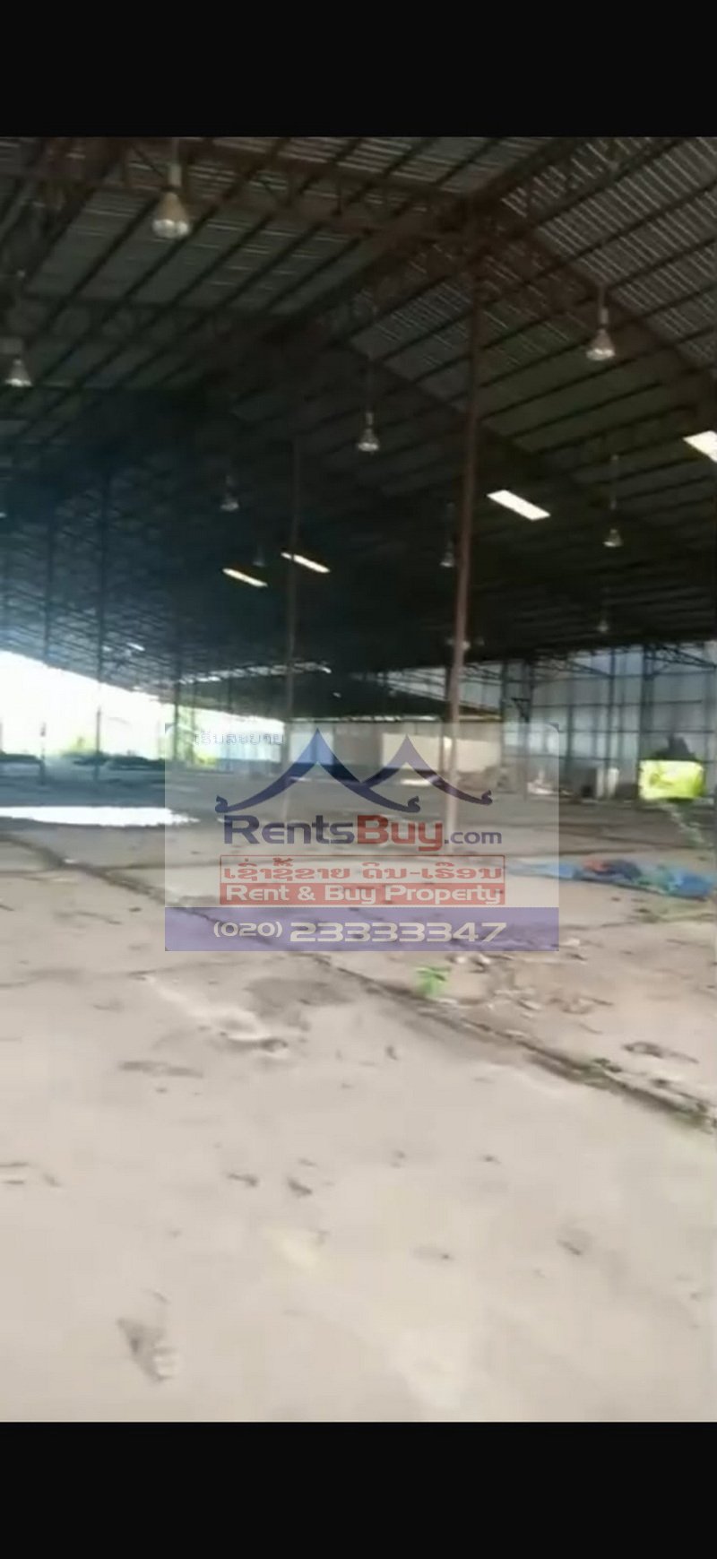 7278-Industrial Warehouse and Former Plywood Factory for Rent in Pakxan, Laos – 5,040 sqm Warehouse on 20,000 sqm Land
