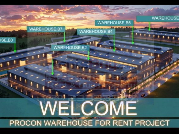 7258-Large Industrial Warehouse for Rent in Xaythany, Vientiane Capital, Laos – 3,000 sqm+ Near SEZ Areas