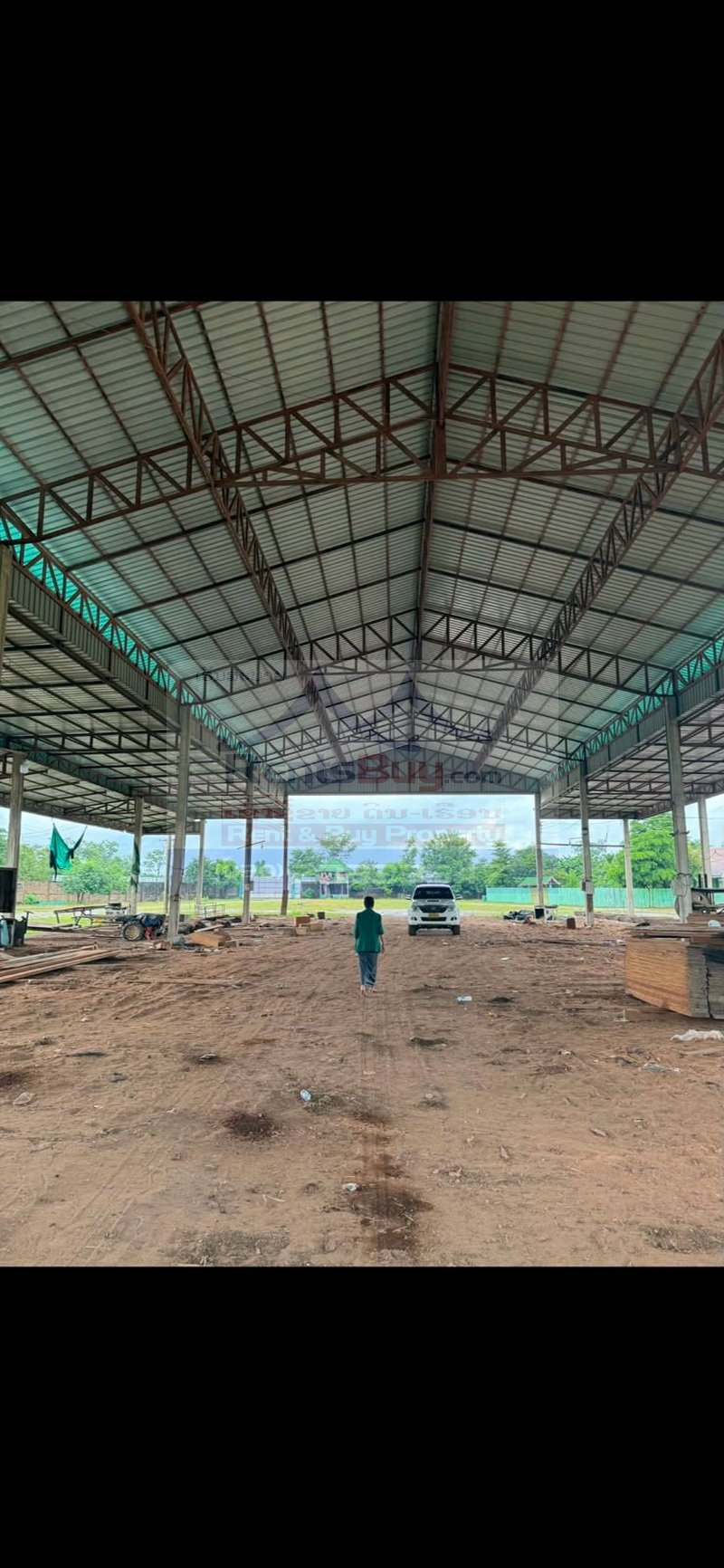 15305-Large Industrial Warehouse and Factory for Rent in Phin District, Savannakhet, Laos – 5,000 sqm Warehouse on 4 Hectares of Land