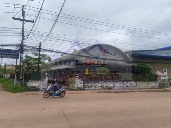 7260-Spacious 231 SQM Warehouse for Rent Near Lao National Circus & Saint Phila Convention Hall , Chanthabuly Vientiane – Ideal for Business & Storage