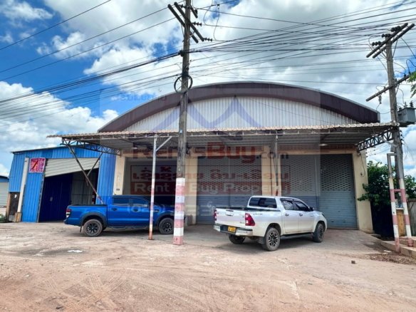 7292-Large Warehouse for Rent in Vientiane – 1,200 sqm on 450 Years Road